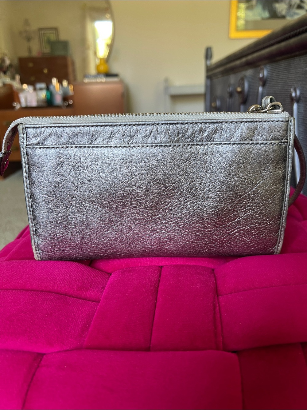 Coach 65th Anniversary Legacy Lined Wristlet - Picture 4 of 15